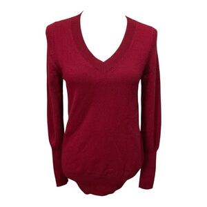 J.Crew Factory 100% Cashmere V-neck Sweater Size M